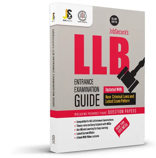 JobSecura's LLB Entrance exam guide klee 2024 latest edition